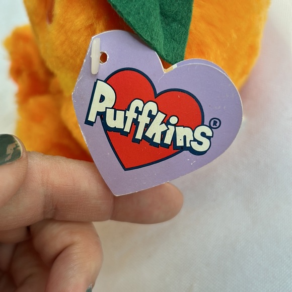 NWT Puffkins Jack the Pumpkin plush Halloween season limited edition collectible - Picture 5 of 12